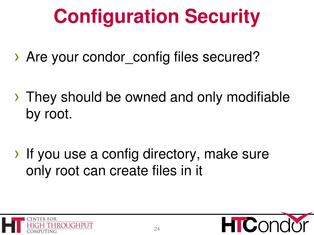 configuration security
