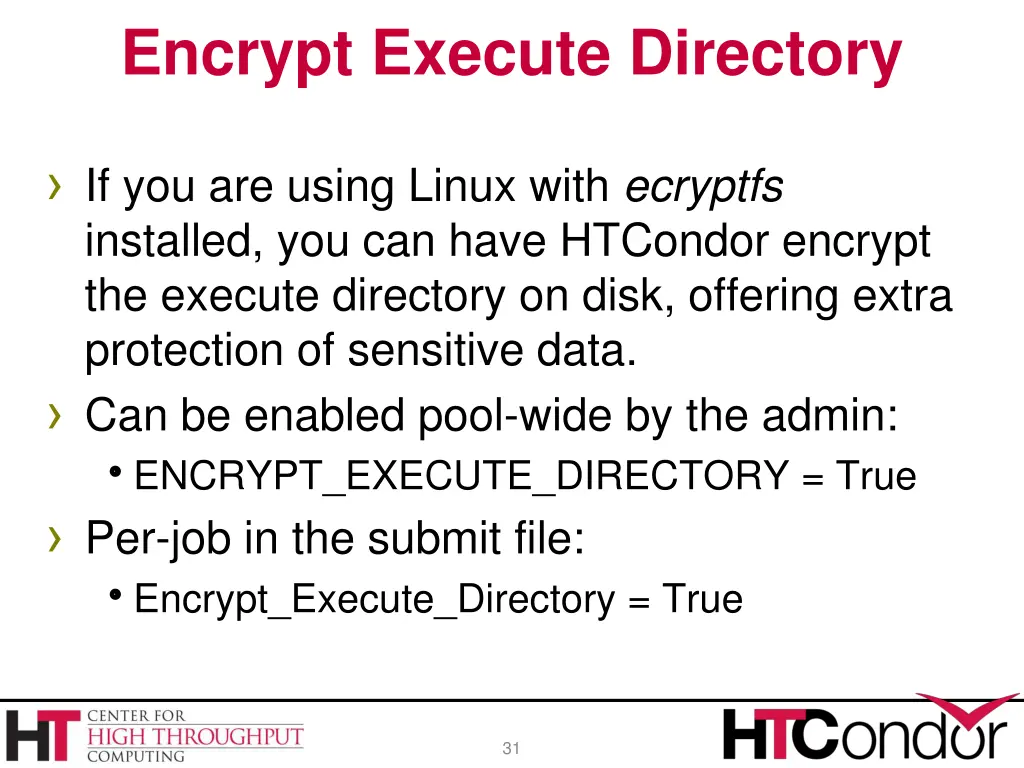 encrypt execute directory