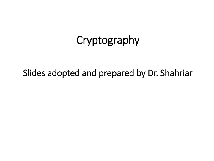 cryptography cryptography