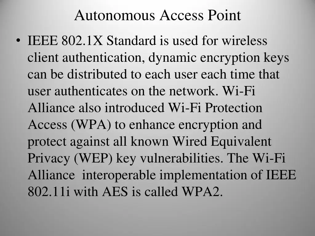 autonomous access point 2
