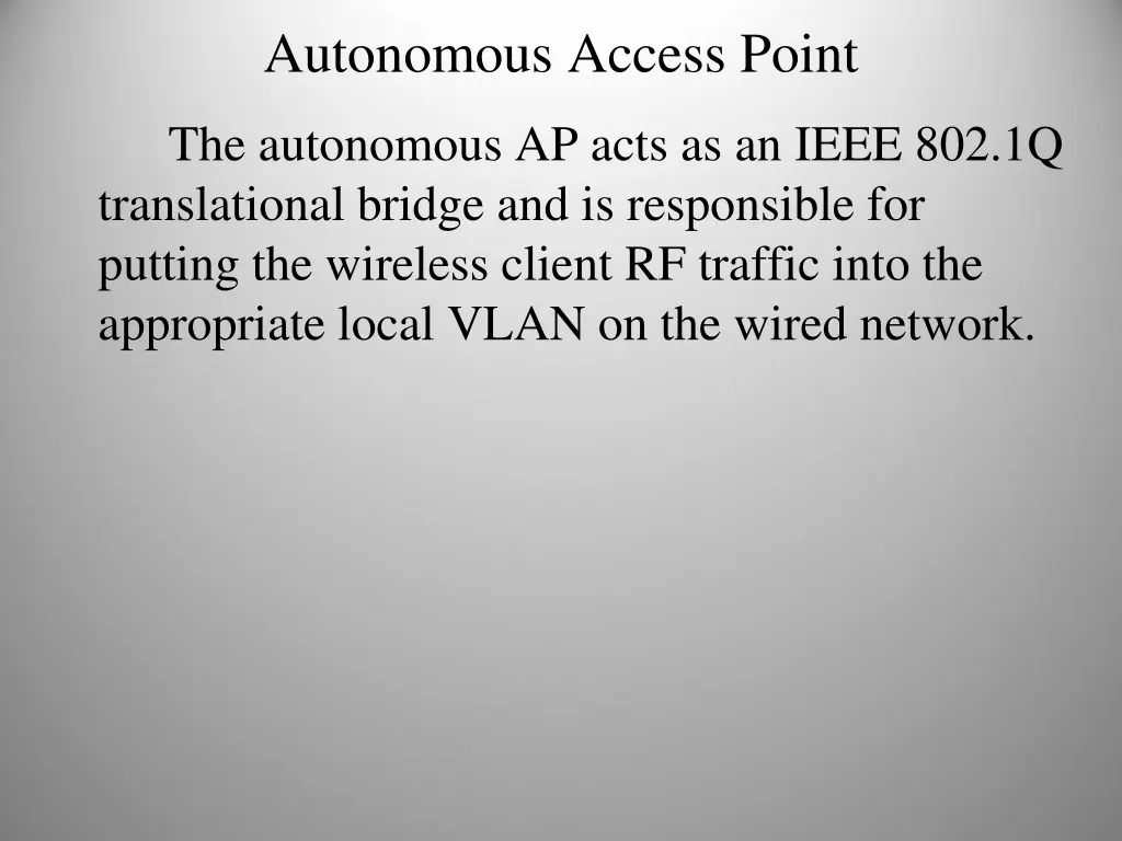 autonomous access point 3