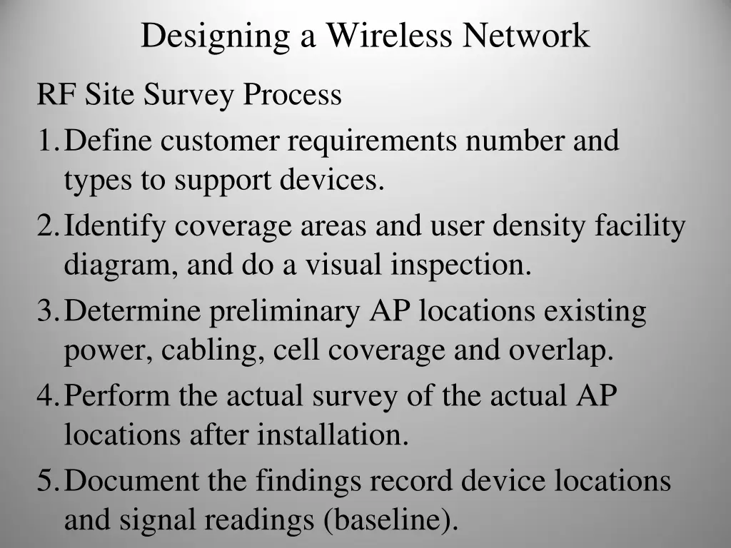 designing a wireless network 3