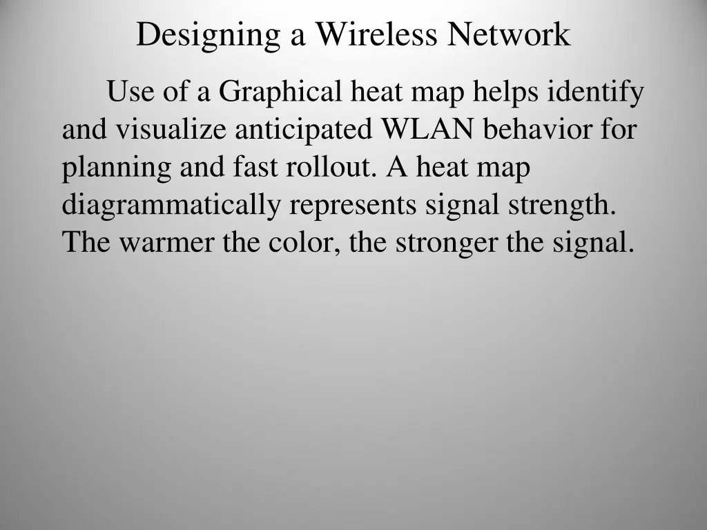designing a wireless network 4