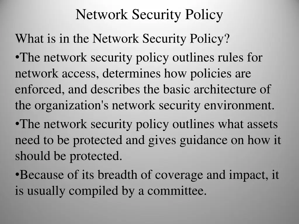 network security policy 1