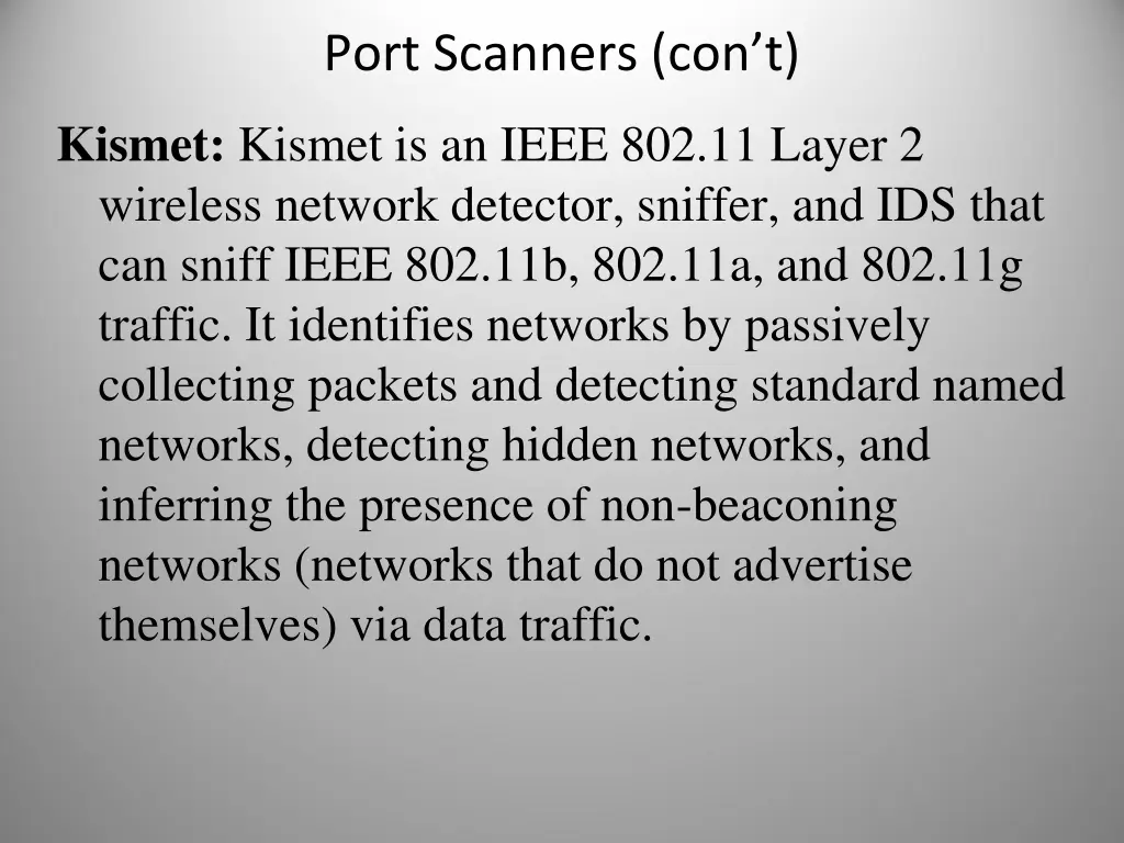 port scanners con t