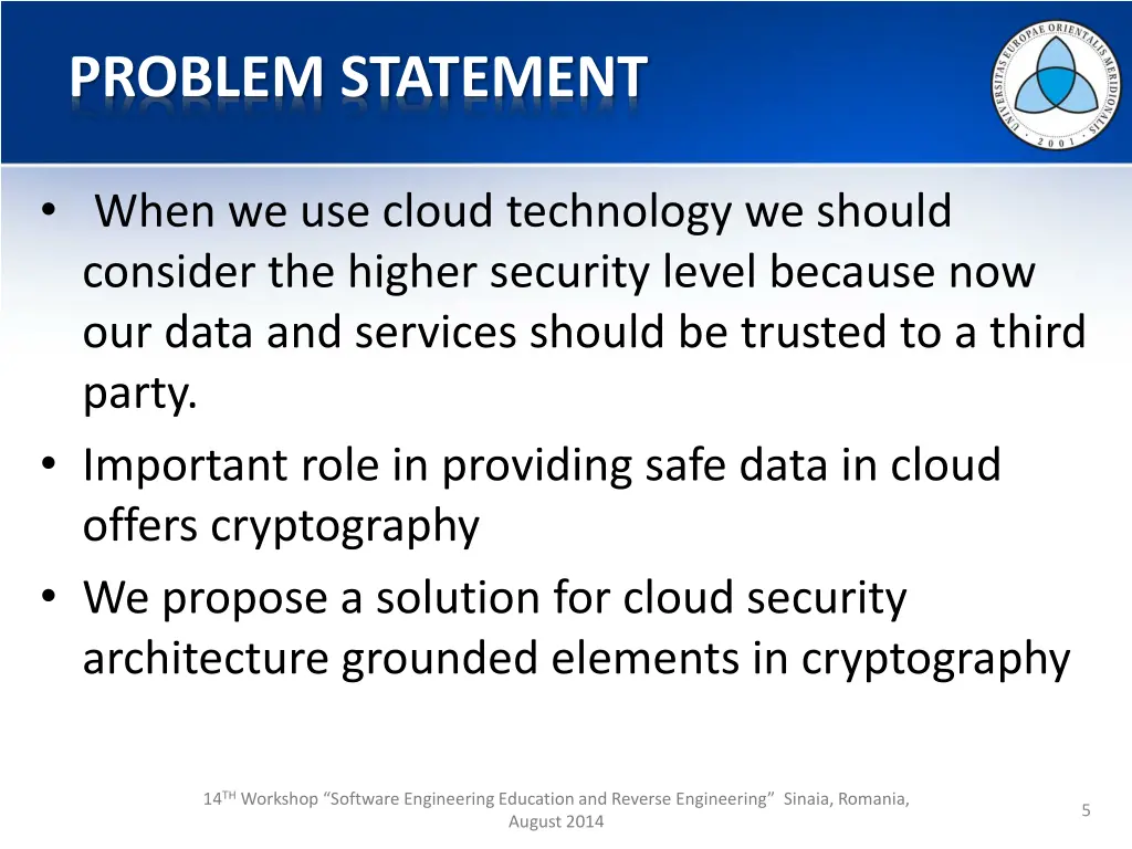 problem statement