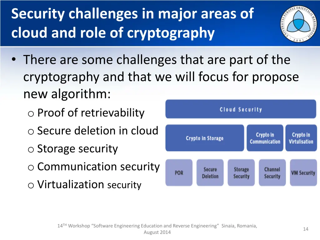 security challenges in major areas of cloud