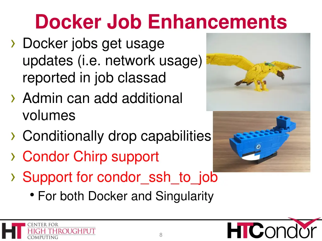docker job enhancements