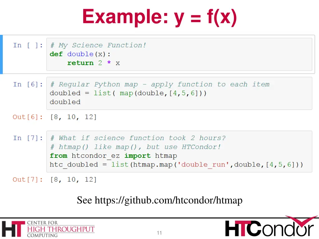 example y f x