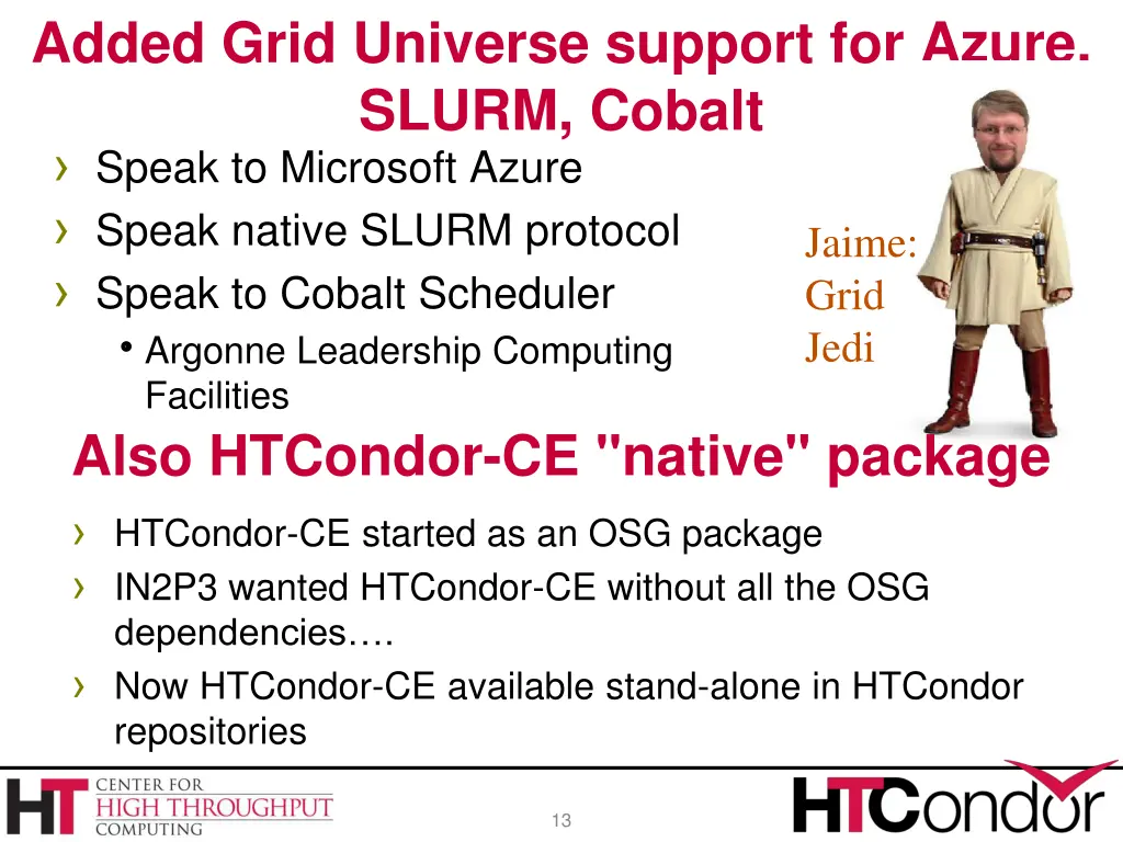 added grid universe support for azure slurm cobalt