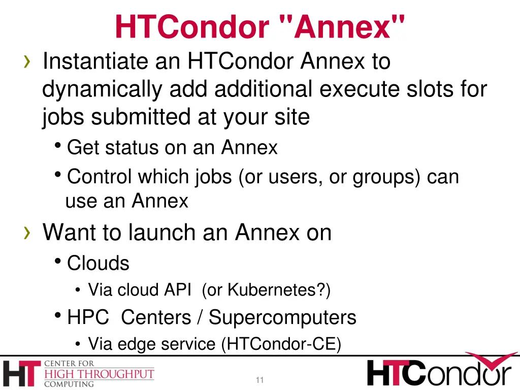 htcondor annex