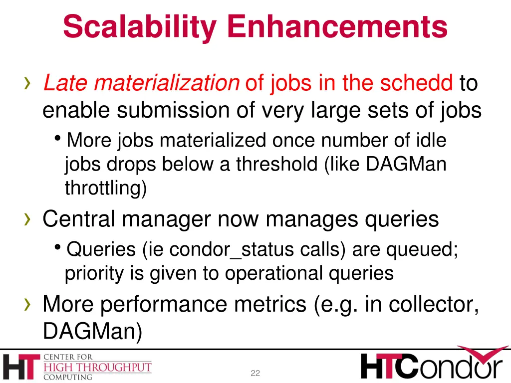scalability enhancements