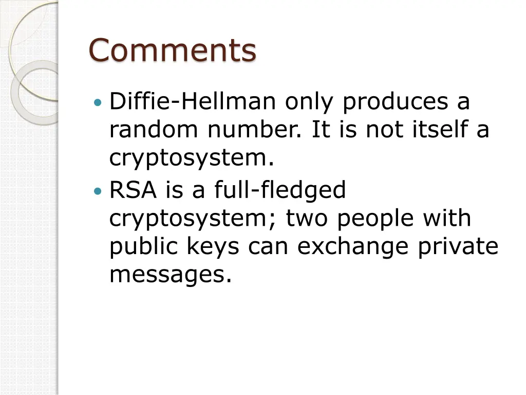 comments