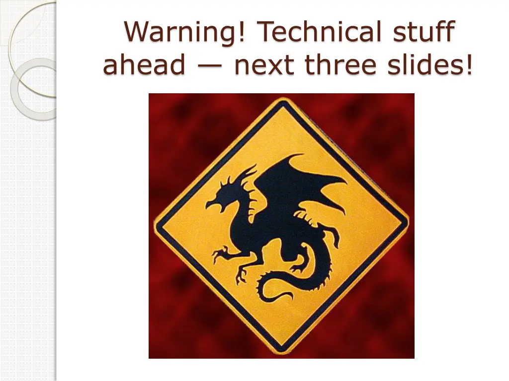 warning technical stuff ahead next three slides