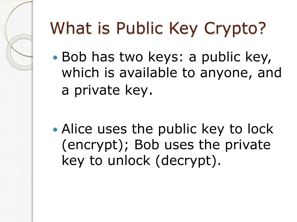 what is public key crypto