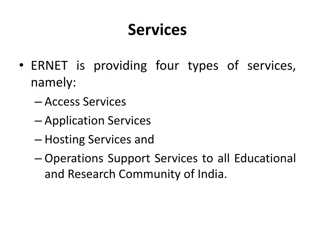 services