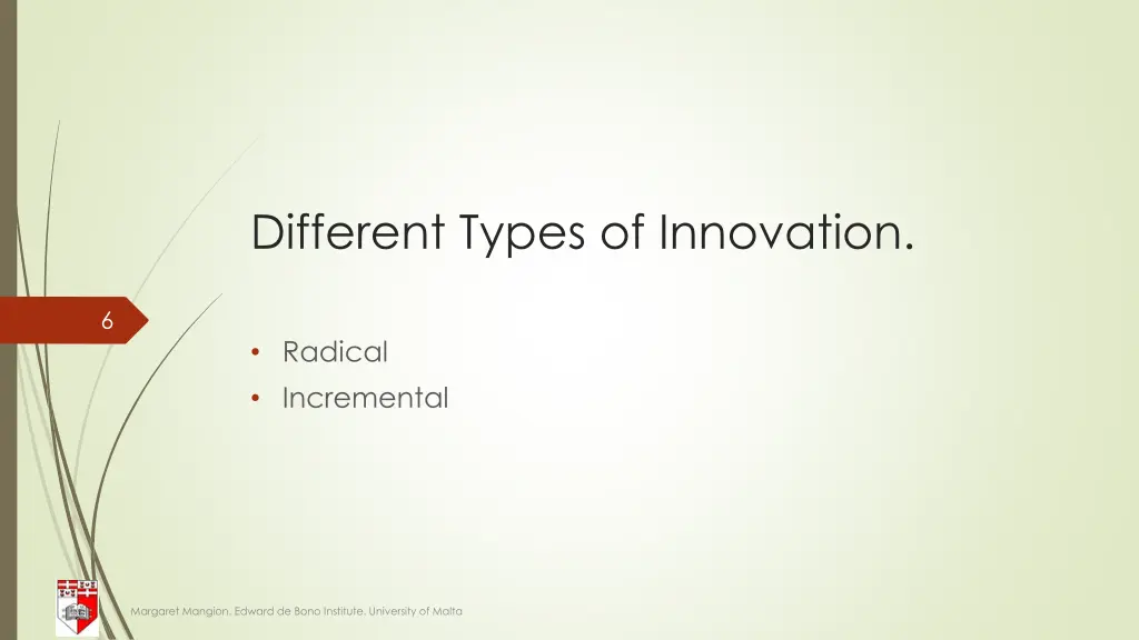 different types of innovation