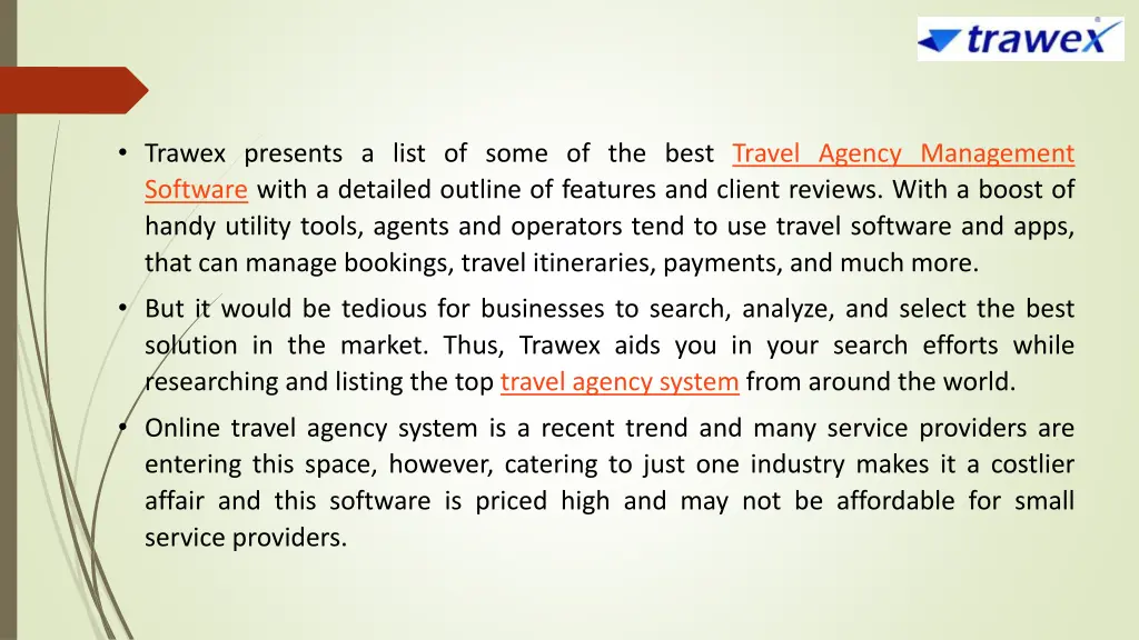trawex presents a list of some of the best travel