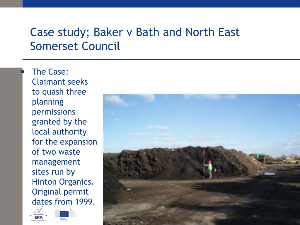 case study baker v bath and north east somerset