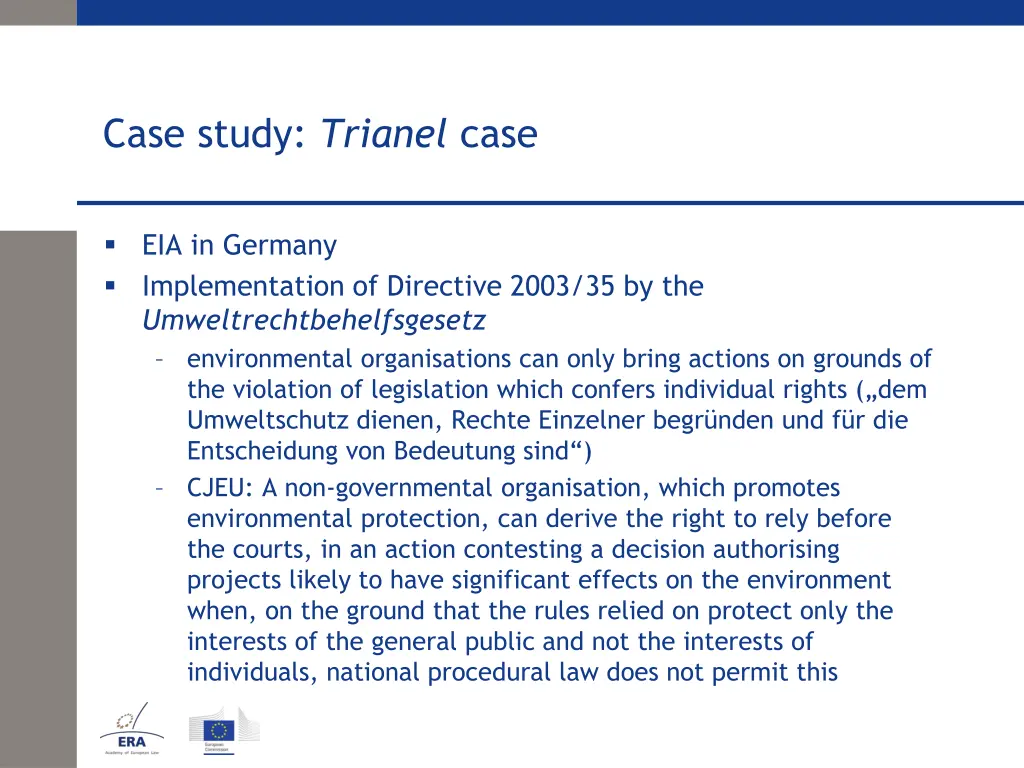 case study trianel case