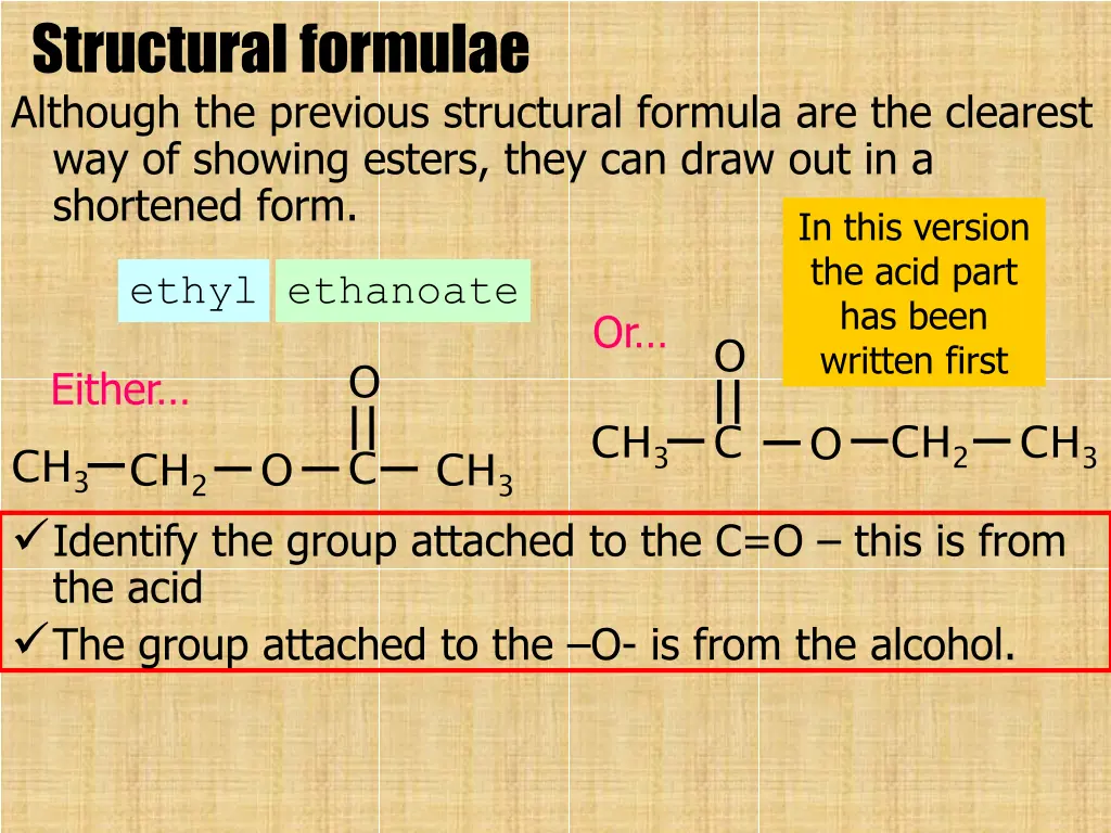 structural formulae although the previous
