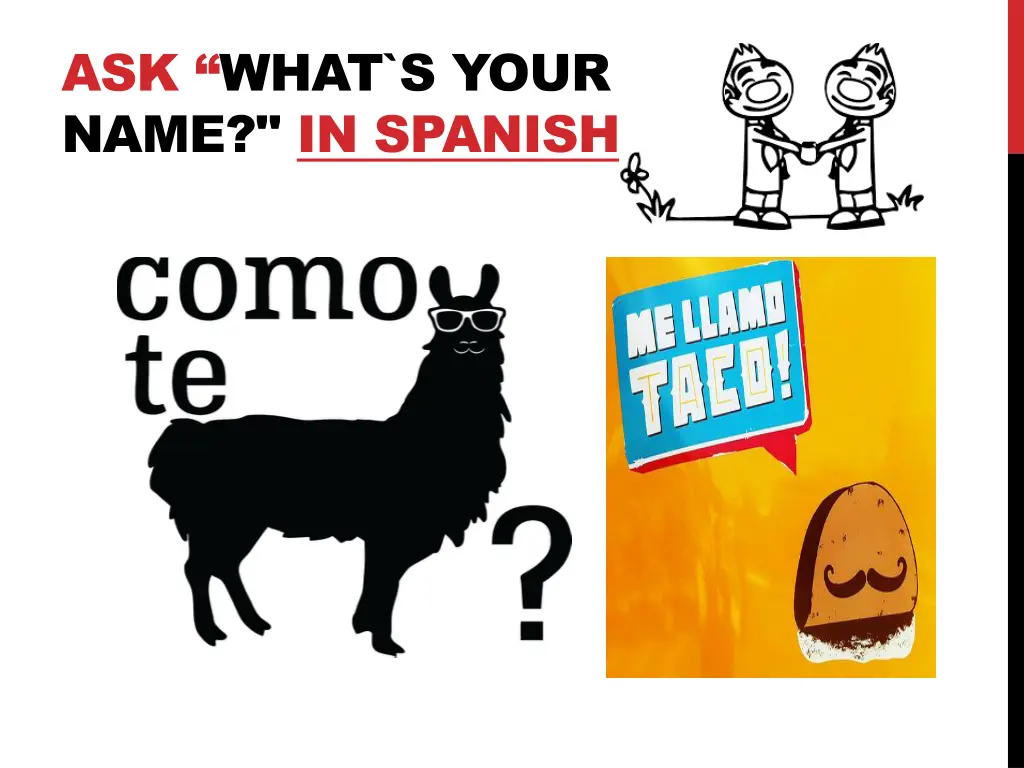 ask what s your name in spanish