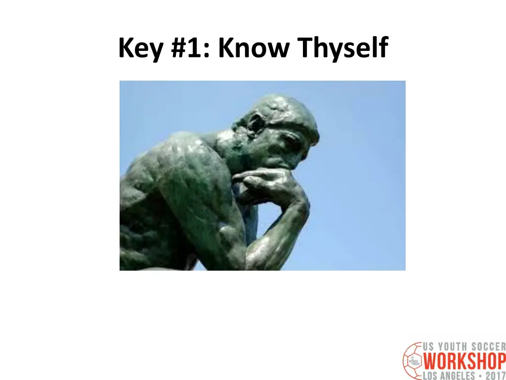 key 1 know thyself