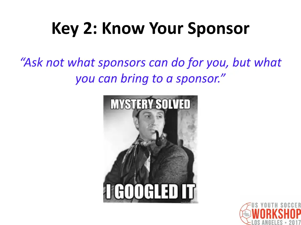 key 2 know your sponsor