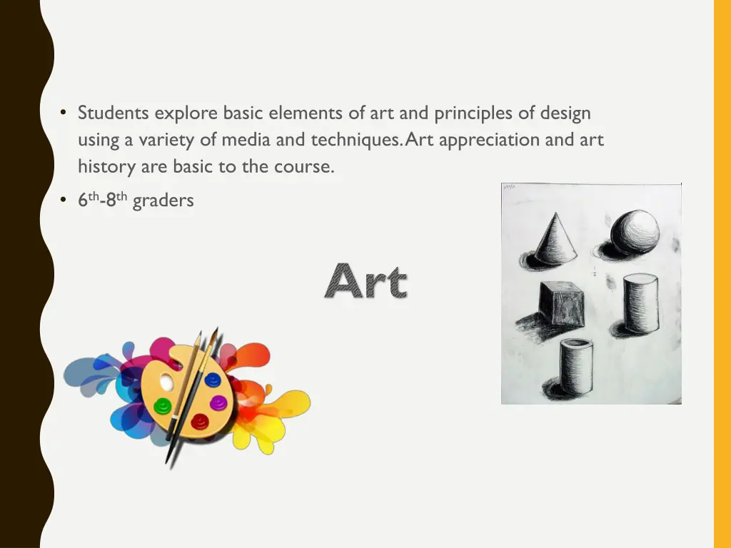 students explore basic elements