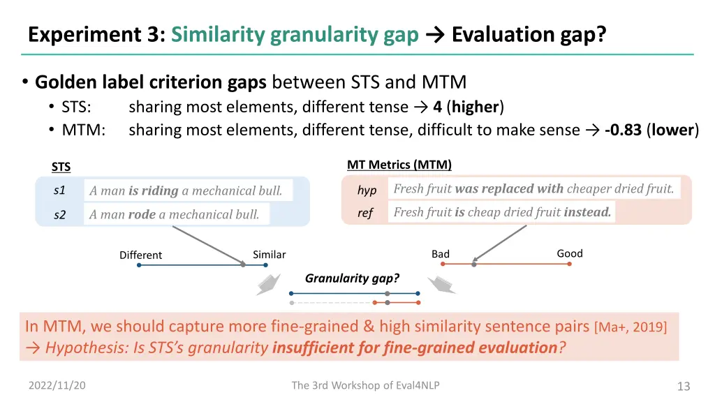 experiment 3 similarity granularity 1