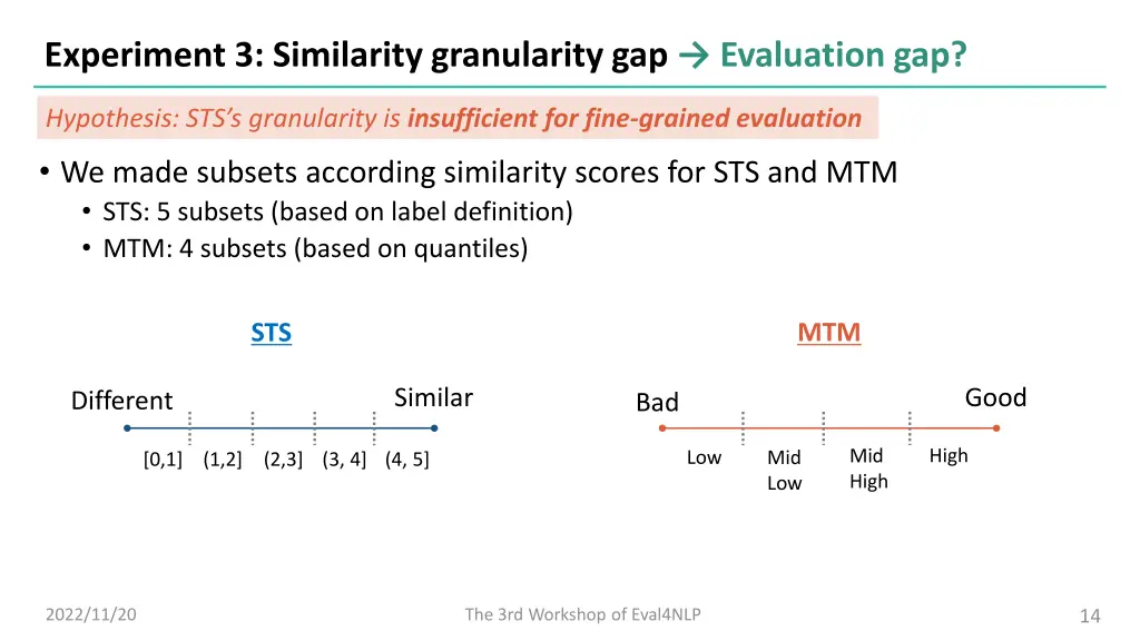 experiment 3 similarity granularity 2