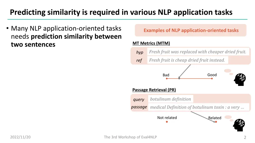 predicting similarity is required in various