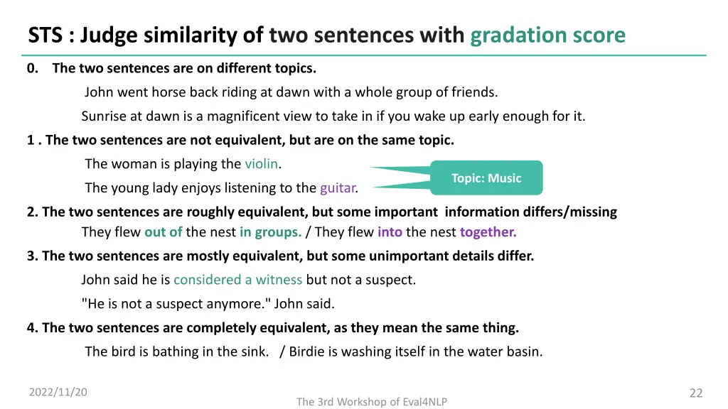 sts judge similarity of two sentences with