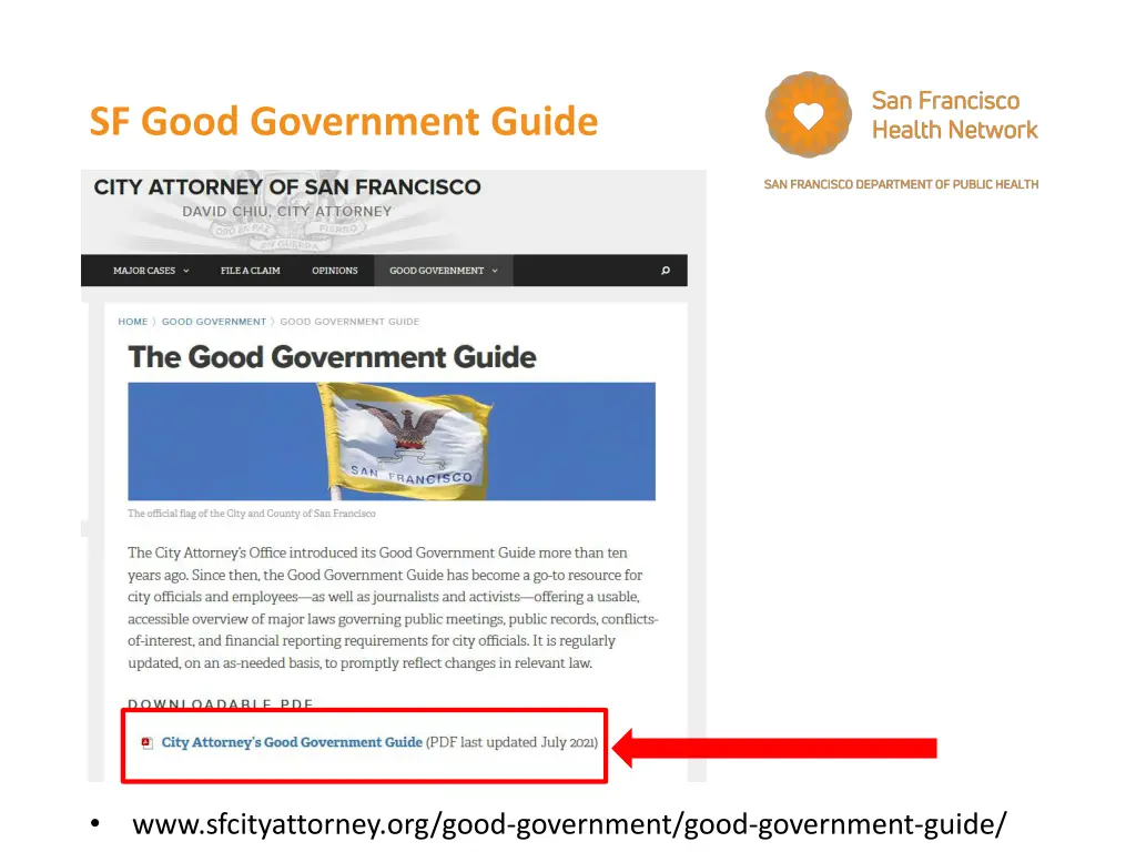 sf good government guide
