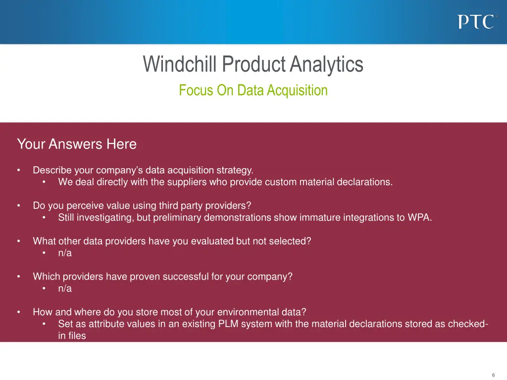windchill product analytics focus on data 1