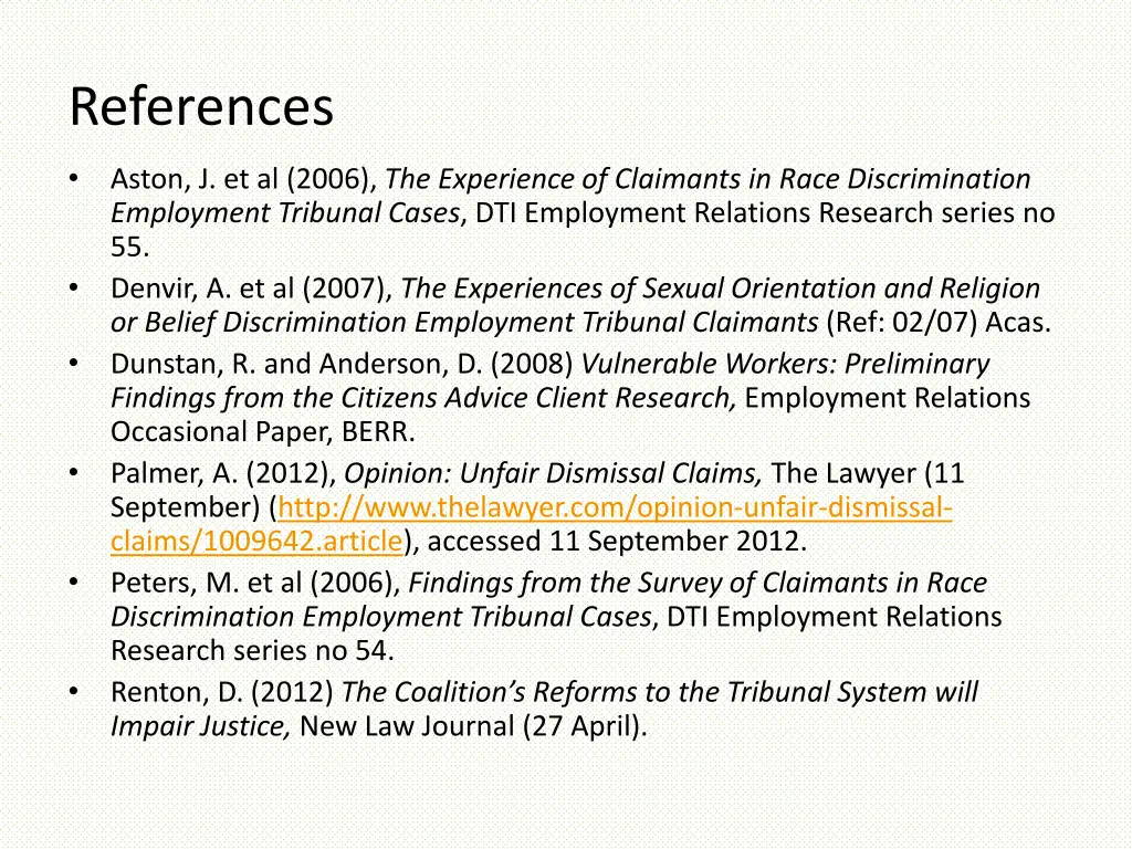 references