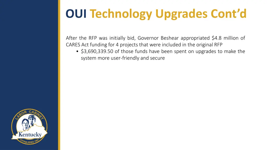 oui technology upgrades cont d 1