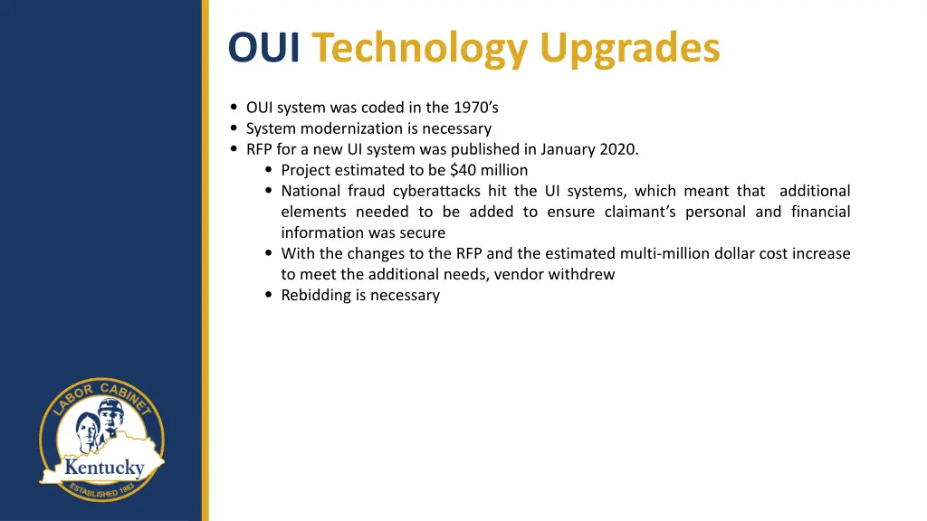 oui technology upgrades