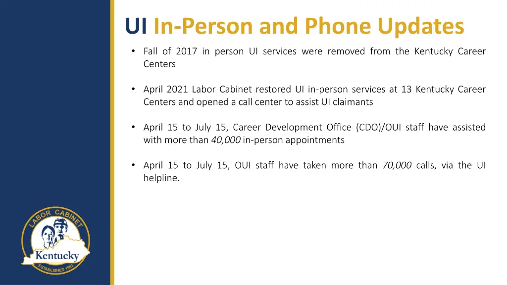 ui in person and phone updates fall of 2017