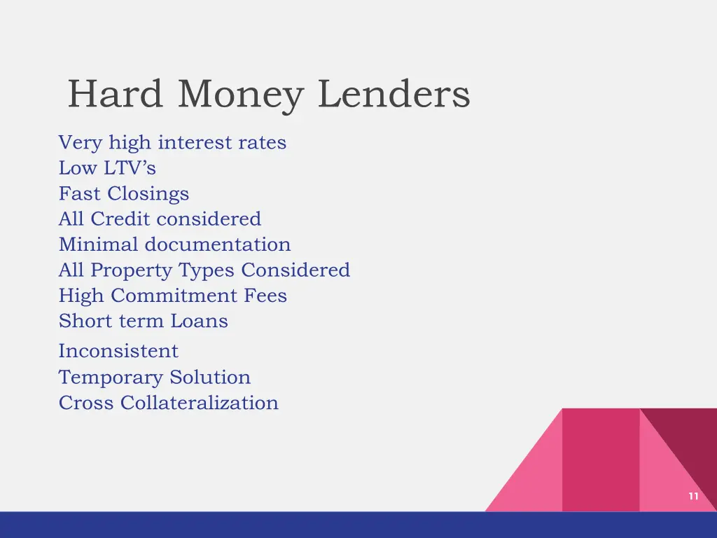 hard money lenders