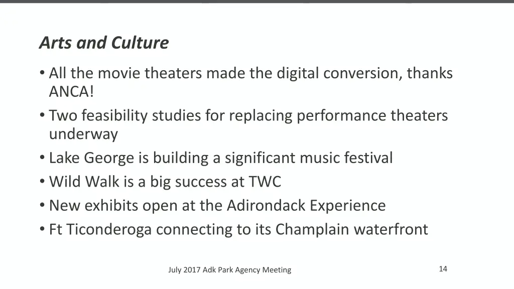 arts and culture