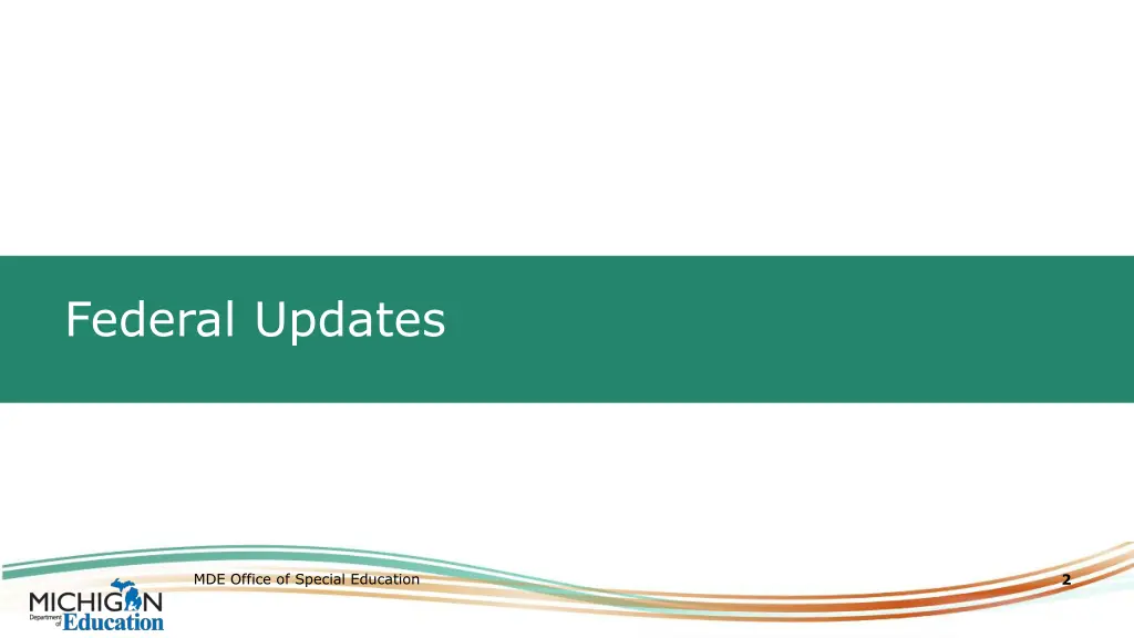 federal updates