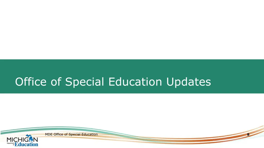 office of special education updates