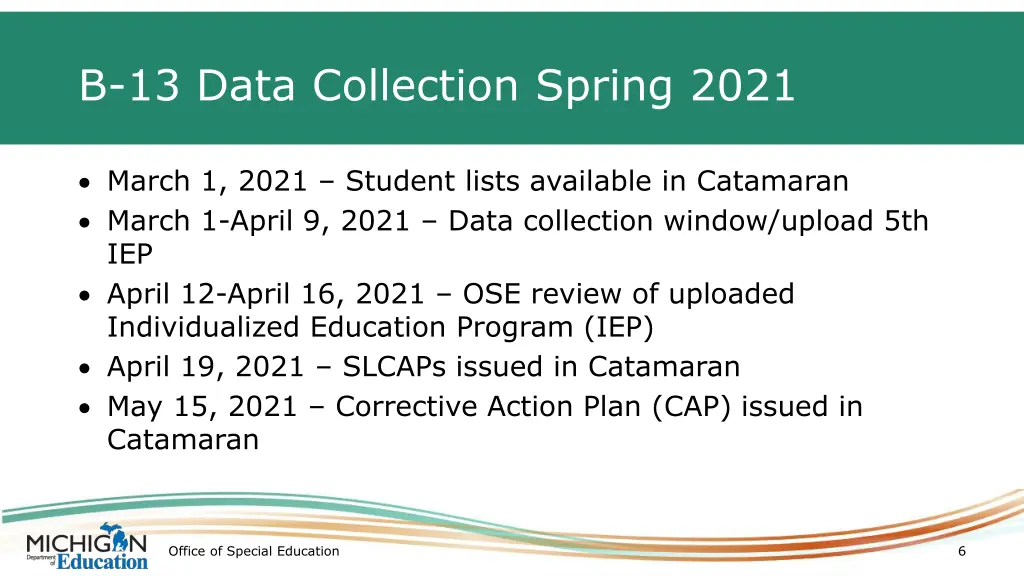 b 13 data collection spring 2021