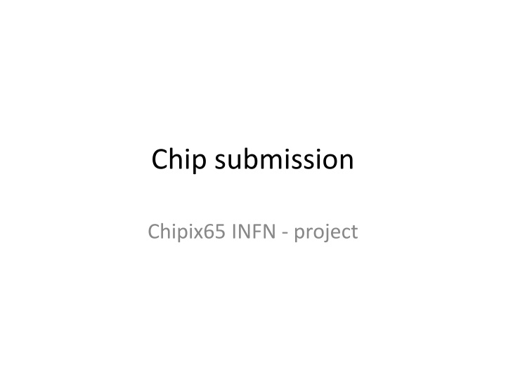 chip submission