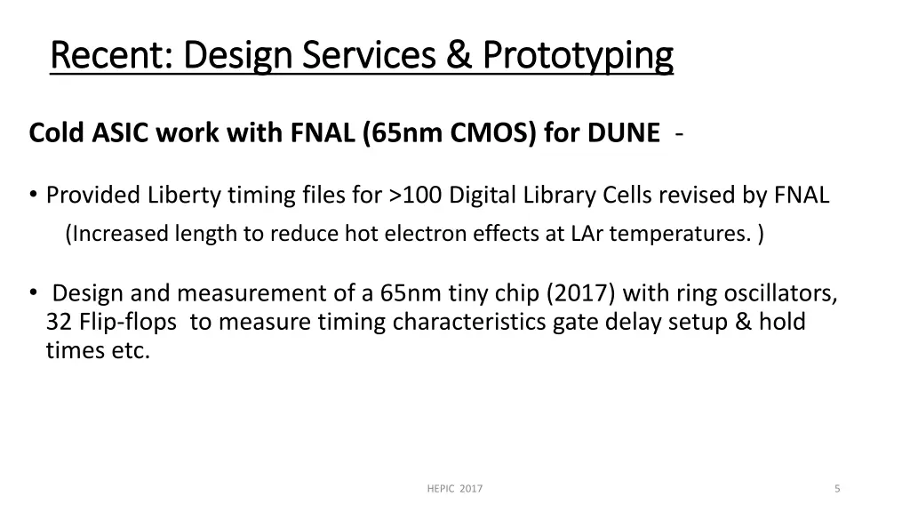 recent design services prototyping recent design