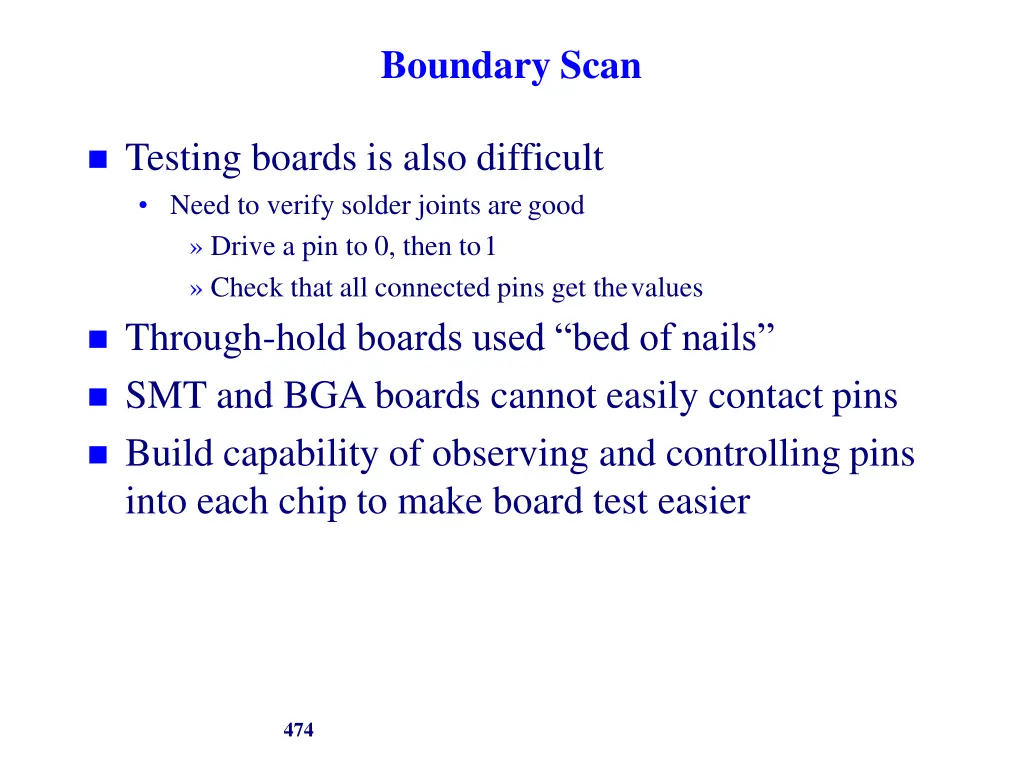 boundary scan