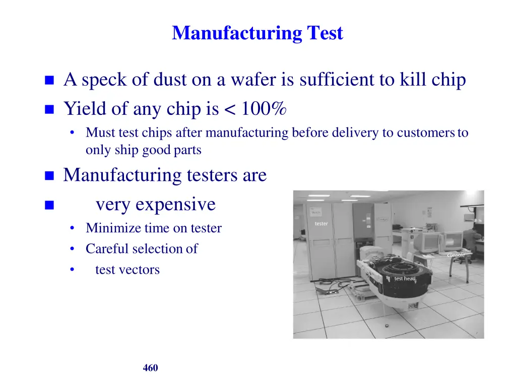 manufacturing test