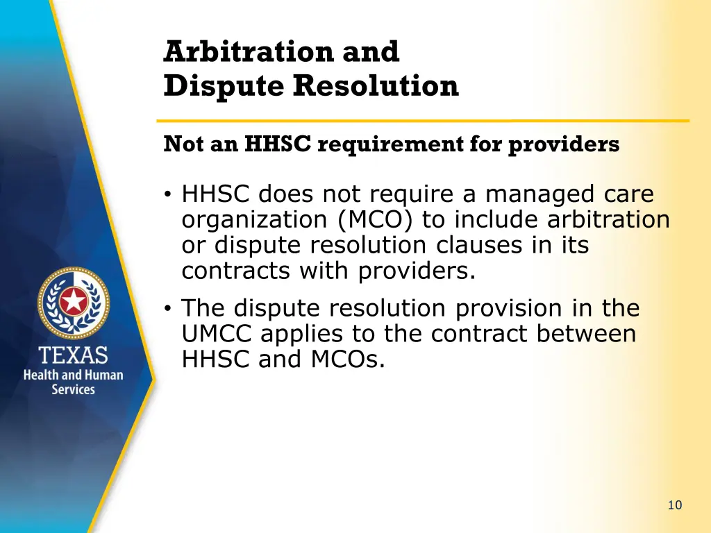 arbitration and dispute resolution