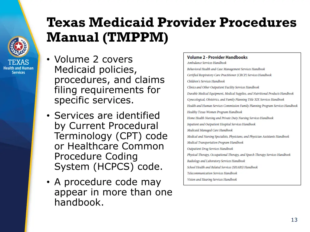 texas medicaid provider procedures manual tmppm 1